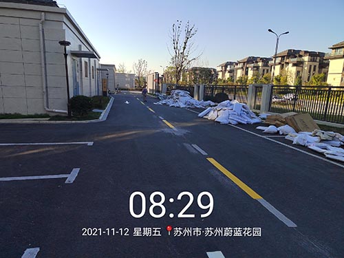 蘇州道路標線冷漆多少錢一平？道路劃線價格多少一米？